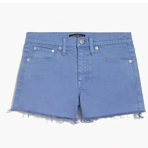 NWT J.CREW High-rise garment-dyed cutoff boy short